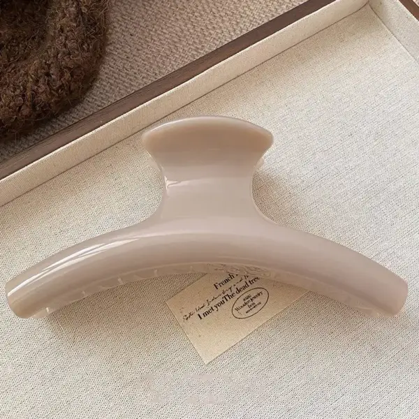 Lange Haarklammer Damen glänzend, schmaler Bügel – Bild 8