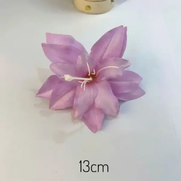 Haarspange Damen mit großer Lilienblüte als Haarschmuck – Bild 10