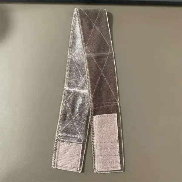 Haarband breit mit Klettverschluss, verstellbar – Bild 6